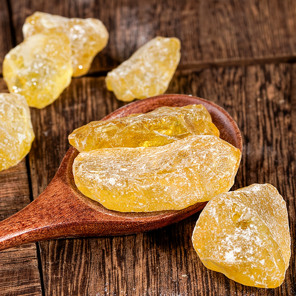 Amber Incense Fragrant Resin - Natural Plant-Based Scented Resin for Home Decor, Relaxing Aromatic Ambiance, Yellowish-Orange Hue, Feather-Free, Perfect for Meditation & Yoga Spaces, Aromatic Decor | Organic Aesthetic | Artis