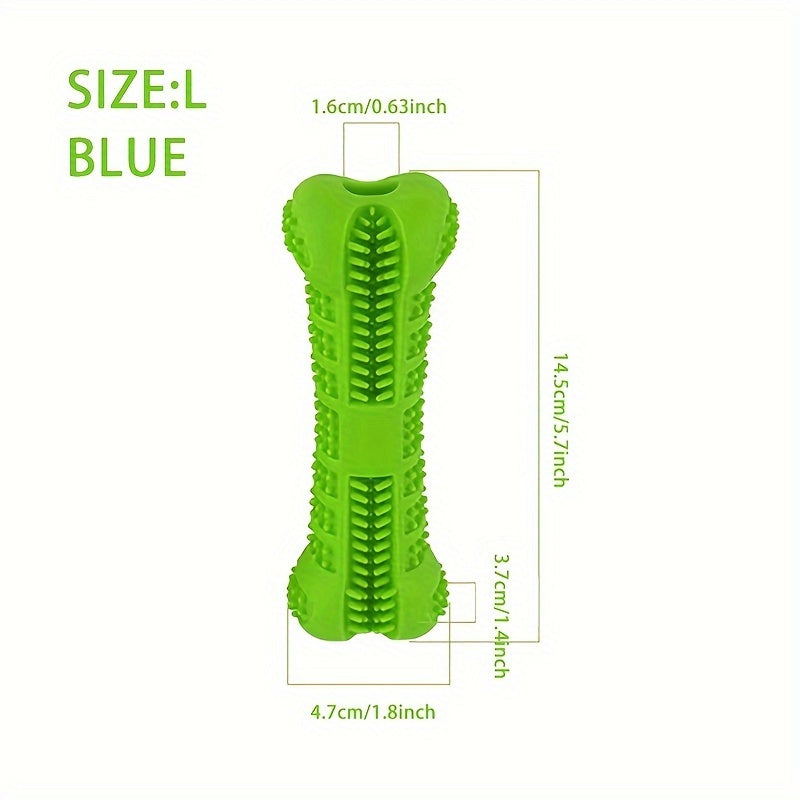 Organic Silicone Dog Toothbrush Toy - Soft, Durable, Non-Toxic Dental Care for Small and Medium Dogs, Natural Teeth Cleaning and Chew Stick