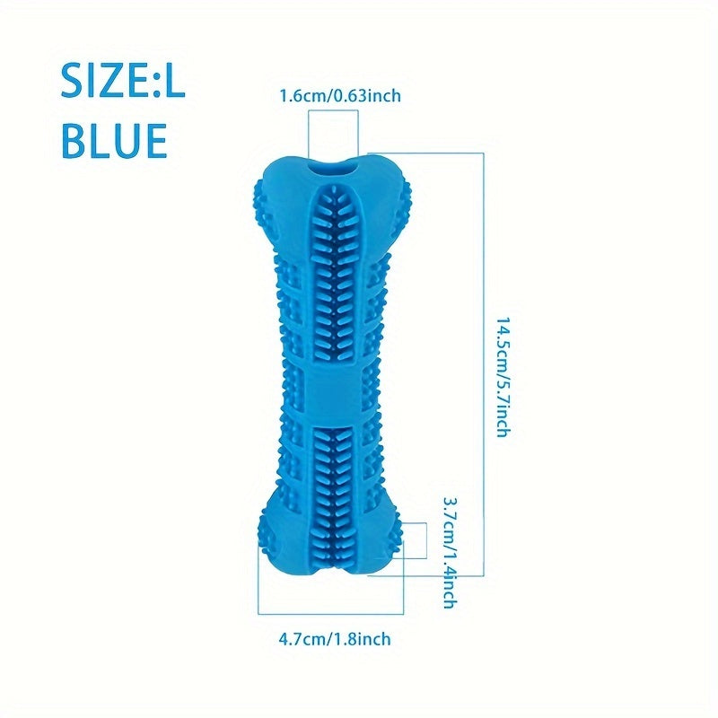 Organic Silicone Dog Toothbrush Toy - Soft, Durable, Non-Toxic Dental Care for Small and Medium Dogs, Natural Teeth Cleaning and Chew Stick