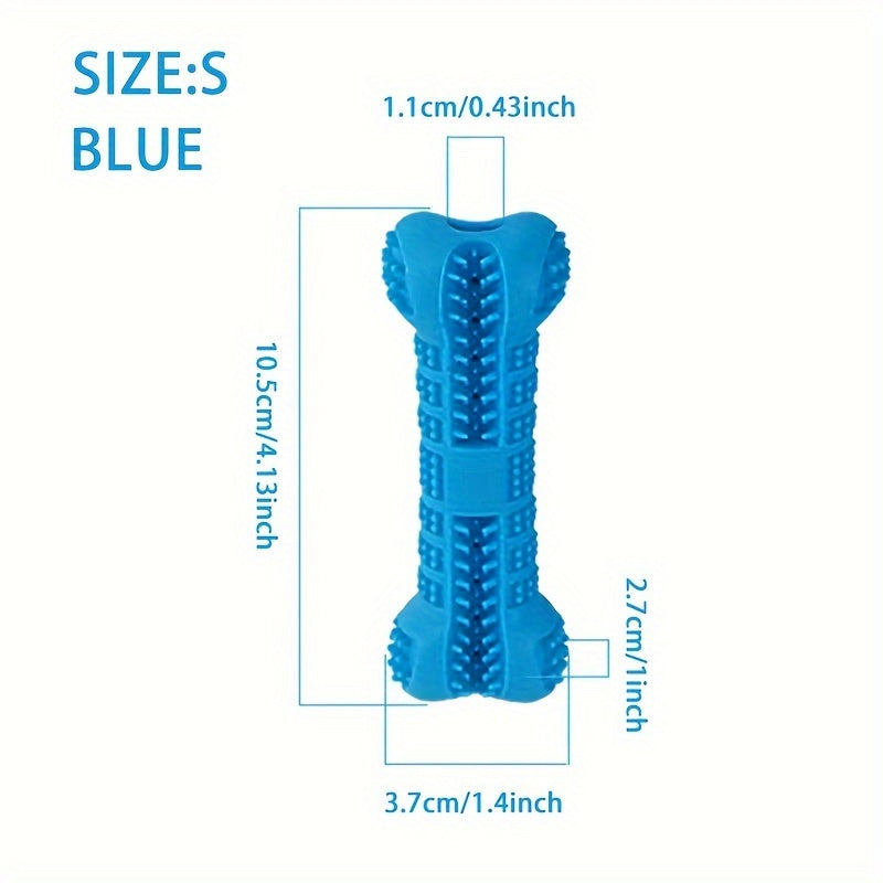 Organic Silicone Dog Toothbrush Toy - Soft, Durable, Non-Toxic Dental Care for Small and Medium Dogs, Natural Teeth Cleaning and Chew Stick