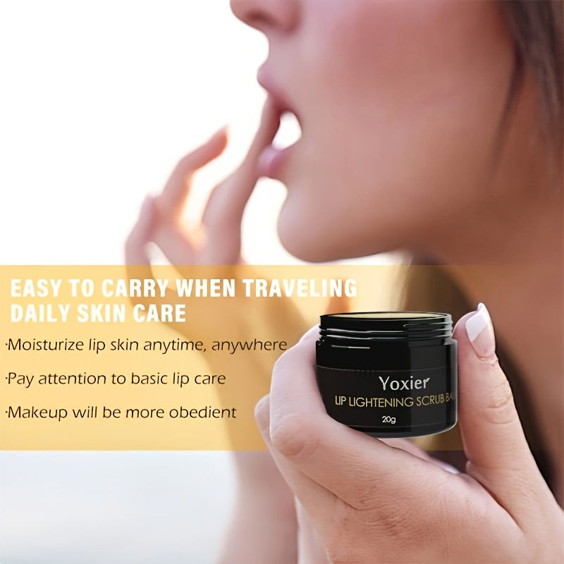 Lip Scrubs Exfoliator & Moisturizer, Gentle Lip Exfoliator, Lip Moisturizer For Dry Lips Organic Lip Scrub For Dark Lips