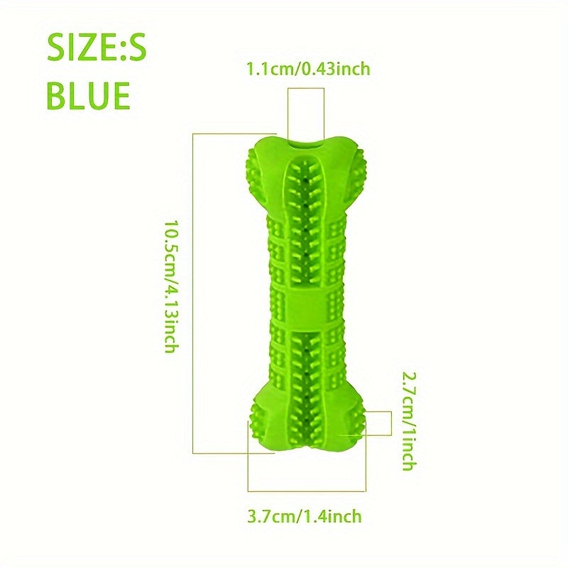 Organic Silicone Dog Toothbrush Toy - Soft, Durable, Non-Toxic Dental Care for Small and Medium Dogs, Natural Teeth Cleaning and Chew Stick