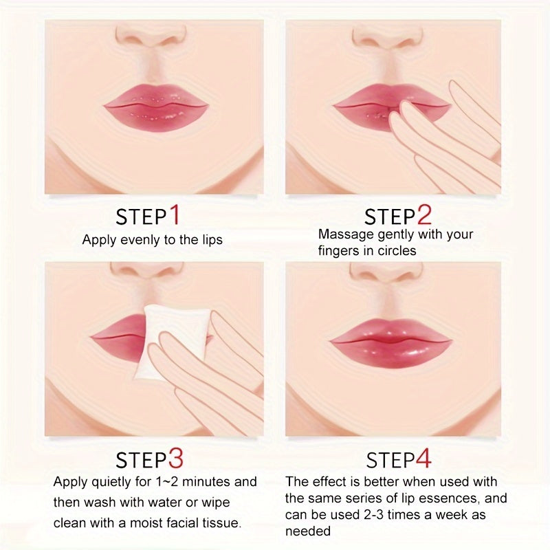 Lip Scrubs Exfoliator & Moisturizer, Gentle Lip Exfoliator, Lip Moisturizer For Dry Lips Organic Lip Scrub For Dark Lips